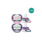 Philips-Avent Ultra Air Gece Emziği 6-18 Ay 2'li Kız Scf376/14, Standart