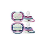 Philips Avent Ultra Air Gece Emziği 6-18 Ay 2'li Kız SCF376/14