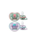 Philips Avent Ultra Air Yeşil Mor Emzik Seti