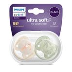 Philips Avent Ultra Soft Emzik 0-6 Ay, 2'li Paket, Erkek