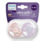 Philips Avent Ultra Soft Emzik 0-6 Ay, 2'li Paket, Kız