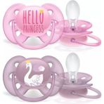 Philips Avent Ultra Soft Yumuşak 2li Emzik 6-18 Ay - SCF223/02 - 6 - 18 Ay - Pembe