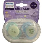 Philips Avent Ultra Start Nighttime 0-2 Ay Erkek Emzik - 0 - 2 Ay - Renkli