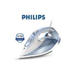 Philips Azur 2600W Buharlı Ütü Mavi Renk Güçlü Buhar, Dikey Buhar, Kireç Önleme,steamglide Yakmaz Taban Philips Türkiye Garantili