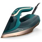 Philips Azur 8000 Serisi Buharlı Ütü - 70 g/dk sürekli buhar, 240 g turbo buhar, 3000 W güç, OptimalTEMP teknolojisi, Yeşil Opal (DST8030/70)