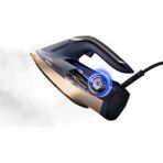Philips Azur Seri Premium Buharlı Ütü, Şık Tasarım, 260 G Turbo Şok Buhar + Onerous Aplik Lambader Hediye3000W - Lacivert