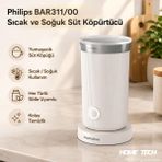 Philips BAR311/00 Sıcak ve Soğuk Süt Köpürtücü - Beyaz