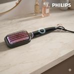 Philips BHH880/00 Saç Düzleştirici Tarak, Turmalin Seramik Kaplama, 2 Sıcaklık Ayarı, Siyah