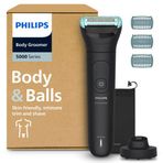 Philips Bodygroom Series 5000 - erkekler için üçlü korumalı tıraş sistemine sahip düzeltici, mahrem alanda da kullanıma yönelik, %100 duşa dayanıklı, 100 dakika. çalışma süresi, model BG5485/30