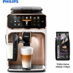 Philips Çekirdek Kahveyle Çalışan Tam Otomatik Espresso Makinesi, Lattego Süt Sistemi, Hızlı Içecek Seçimi ve Yüksek Performanslı Kullanım Yüksek Performans, Kompakt Tasarım, Kolay Temizlik EP5443/70 - Beyaz
