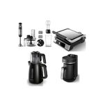 Philips Çeyiz Seti, Tost Makinesi HD6301, Blender HR2695, Çaycı HD7301, Kahve Makinesi HDA150, Gri