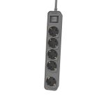 Philips CHP2154 GB/62 5'li 3 mt Gri Çocuk Korumalı Priz