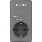 Philips CHP7010G/10 1140 Joule Tekli Akım Korumalı Priz, Gri
