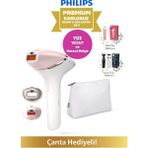 Philips Cilt Tonu Sensörü Kablosuz Yüz, Vücüt ve Hassas Bölge Bakım & Akıllı Lazer Premium Epilasyon Seti