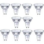 Philips Corepro Dimmable 4-50W Kırık Beyaz Işık (Günışığı) 4000K GU10 Dimli LED Spot Ampul 10 Adet