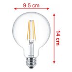 Philips CorePro LEDBulb ND 7-60W E27 G93 RUSTİK AMPÜL (BÜYÜK BOY)