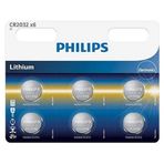 Philips CR2032P6/01B Mini Düğme 2032 3V X6 Pil