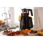 Philips Daily Collection 1700 W Cam Demlikli Çay Makinesi ve Su Isıtıcı - Siyah