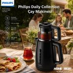 Philips Daily Collection Çay Makinesi, 1700W, 1,9 Lt Su Isıtıcısı, Otomatik Sıcak Tutma, HD7301/00 - Siyah