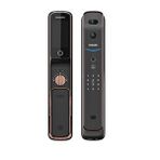 Philips Dijital Akıllı Kilit DDL709-FVP-7HW, Yüz Tanıma, Parmak İzi, Şifre, Kart, Kamera, Wifi Bağlantılı, İç panel Ekran - Bakır