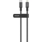 Philips DLC1030L/00 Usb-C To Lightning Şarj Kablosu 1 Metre - Siyah
