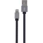 Philips DLC2508B Siyah 1.2 m Deri MFI Lisanslı Lightning Kablo