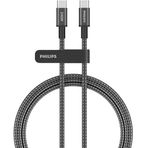 Philips Dlc5060C/00 60W Usb-C to 2 Metre Şarj Kablosu Siyah