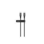 Philips DLC7060C/00 240W USB-C to USB-C Örgülü Şarj Kablosu 2 Metre Siyah