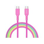 Philips Dlc8130C/00 240W Usb-C to PD Hızlı Şarj Kablosu 1m Pembe