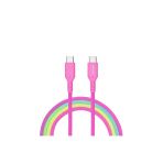 Philips DLC8130C/00 240W USB-C to USB-C PD Hızlı Şarj Kablosu 1 Metre Pembe