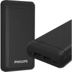 Philips DLP1720 Cb 20.000 Mah 2xusb Port Çıkış Type-C Micro-Usb Powerbank Hızlı Şarj Slim - Beyaz