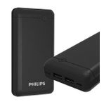 Philips DLP1720 CB 20.000 mAh 2XUSB Port Çıkış TYPE-C Micro-USB Powerbank Hızlı Şarj Slim