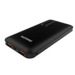 Philips DLP6812CB 10.000mAh PD+2 QC 3.0 Type-C ve 2x USB-A Bağlantı Power Bank - Siyah