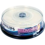 Philips DVD-RW 1.4gb 30min 1-2x 10'lu Cakebox
