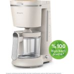 Philips ECO Conscious Edition Filtre Kahve Makinesi 1,2 L, 15 Fincan Kapasiteli, Otomatik Kapanma ve Cam Sürahi