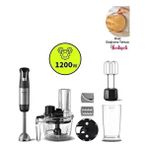 Philips El Blender Seti Mutfak Robotu Smotie- Doğrayıcı, Blender ,çırpma ve Karıştırma 1200W - Siyah