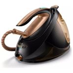 Philips Elit Seri 9 Hızlı ve En Güçlü Ütü, Akıllı Kumaş Seçme, 600GR Şok Buhar, 8 Bar 2700 W Sarı + Lambader