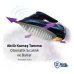 Philips Elite Optimaltemp Akıllı Kumaşa Göre Isı Ayarlayan Azur Elite 260G Şok Buhar 55G/Dk Sürekli Buhar 3000W Güçlü Performans Steamglide Plus Taban Ütü