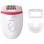 Philips Epilasyon Cihazı, Kablolu Kompakt Tasarım, Dahili LED Işık, 2 Hız Ayarı, Yıkanabilir Başlık, Masaj ve Hassas Başlık, Seyahat Kesesi, Pürüzsüz Bacaklar İçin, BRE255/05