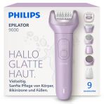 Philips Epilatör Serisi 9000 - Islak Ve Kuru Kullanım, Bacaklar, Vücut Ve Bikini Bölgesi İçin Kablosuz Epilatör, Proguide İle, Pedikür Aparat