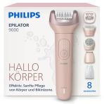 Philips Epilatör Serisi 9000 - Islak Ve Kuru Kullanım İçin Kablosuz Epilatör, Bacaklar, Vücut Ve Bikini Bölgesi İçin Tüy Alma, Proguide İle, 8 Aksesuar, 60 Dk. Pil, Model Bre719/00
