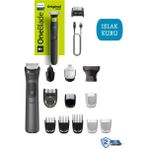 Philips erkek Bakım Seti Yüz,saç,vücut Islak Kullanım+Elektrikli Tıras Makinesi Sakal & Vücut - Islak & Kuru Kullanim+Taşıma Çantası - Siyah