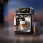 Philips Espresso Caffe Crema Americano Cappuccino vb 12 Çeşit Kahve Otomatik Espresso Makinesi, LatteGo Süt Sistemi, AquaClean Filtre, Paslanmaz Çelik, 1500W - Siyah