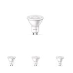 Philips Ess LedSpots 4, 7W-50W GU10 36D Sarı Işık Led Ampul 4lü paket
