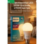 Philips Essential 13W -100W 1521 Lumen 2700K Sarıışık %87 Enerjı Tasarufu