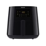 Philips Essential Airfryer XL - 6,2L, yağsız fritöz, Rapid Air sıcak hava teknolojisi, dokunmatik ekran, tarifler içeren NutriU uygulaması, 2000 W, 15 x 15 x 14 cm, siyah (HD9270/90)