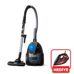 Philips FC9332/07 PowerPro City Toz Torbasız Süpürge DST7022/40 Buharlı Ütü Hediyeli