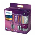 Phılıps Flamanlı Rustik 60w 2li Ampul Sarı Işık 2700k