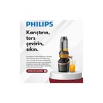 Philips Flip & Juice Blender, Meynane Sıkacağı Modüllü, Problend Ultra Teknolojisi, Nutriu Uygulama