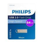 Philips Fm64fd160b/00 64Gb Moon Klasik Gümüş Usb 2.0 Metal Flash Bellek